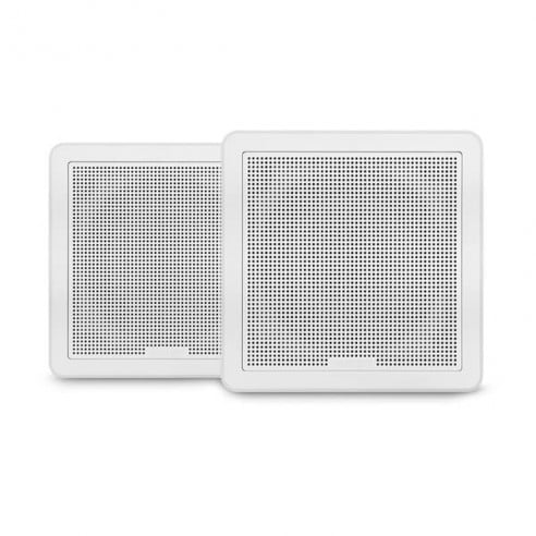 120 W White Square FM Serie Full-Range Marine-Lautsprecher - Fusion