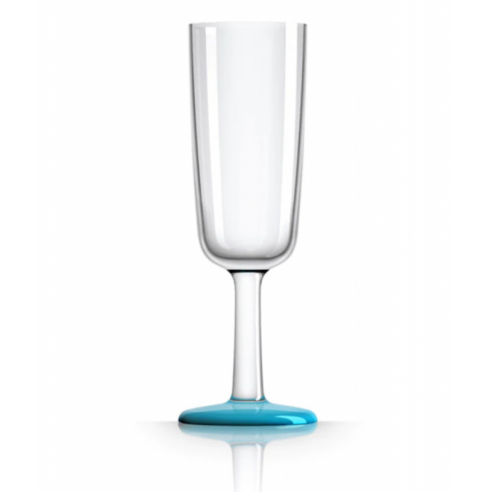 Bicchiere da Champagne Blu Laguna - Plastimo