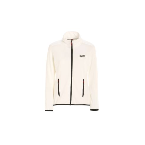 Women's Act Grid Fleece off white - Slam